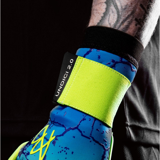 Sarung Tangan Kiper AB1 Undici 2.0 SBR Galattico SmartFIT Blue Fluo Yellow AB005 Sarung Tangan Kiper AB1 Undici 2.0 SBR Galattico SmartFIT Blue Fluo Yellow AB005