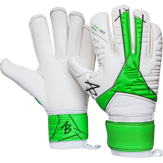 Sarung Tangan Kiper AB1 Uno 2.0.1 Pro Roll White Green AB122 Sarung Tangan Kiper AB1 Uno 2.0.1 Pro Roll White Green AB122