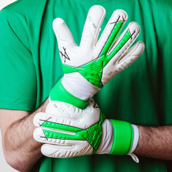 Sarung Tangan Kiper AB1 Uno 2.0.1 Pro Roll White Green AB122