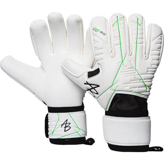 Sarung Tangan Kiper AB1 Uno 2.0 Lite Pro White Green AB123