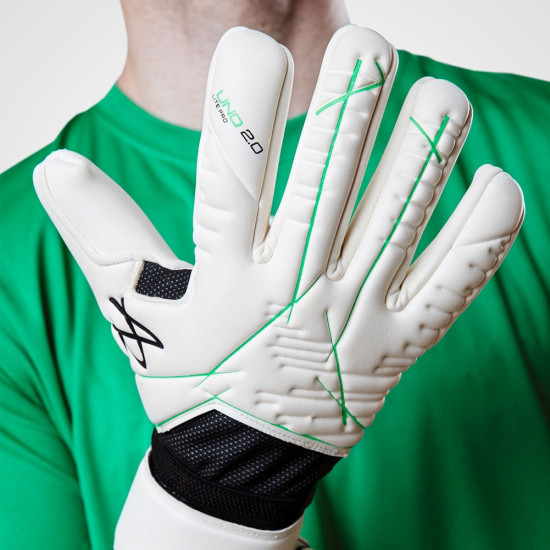 Sarung Tangan Kiper AB1 Uno 2.0 Lite Pro White Green AB123