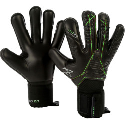 Sarung Tangan Kiper AB1 Uno 2.0 Protekt Pro 360 Black Neon Green AB124