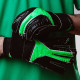 Sarung Tangan Kiper AB1 Uno 2.0 Green Volt Finger Protection Black Green AB126