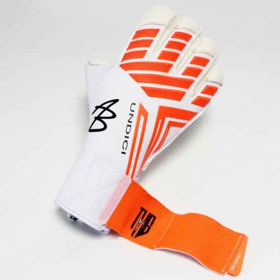 Sarung Tangan Kiper AB1 Undici THG Pro Roll Protekt White Red AB128 Sarung Tangan Kiper AB1 Undici THG Pro Roll Protekt White Red AB128