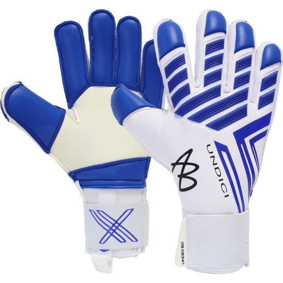Sarung Tangan Kiper AB1 Shock Zone Pro White Blue AB129 Sarung Tangan Kiper AB1 Shock Zone Pro White Blue AB129