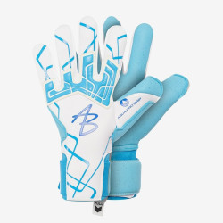 Sarung Tangan Kiper AB1 Undici 2.0 Aqua Fuzo White Blue AB1AQFWB