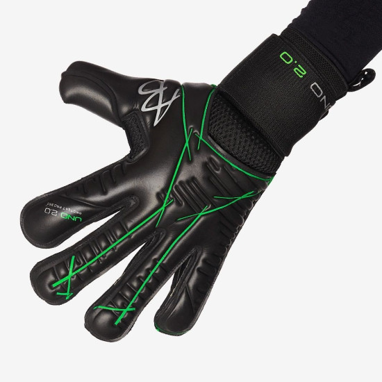 Sarung Tangan Kiper AB1 Uno 2.0.1 Protekt Pro 360 Black Neon AB1PBN