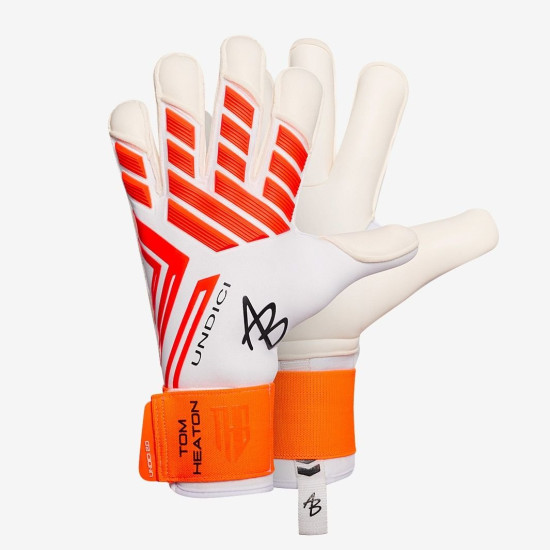 Sarung Tangan Kiper AB1 Undici THG Pro Roll White Fire Red AB1UWR