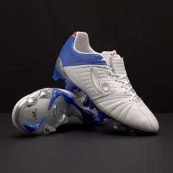 Sepatu Bola Concave Aura+ FG White Blue Red AUPLFGBLUWHE185