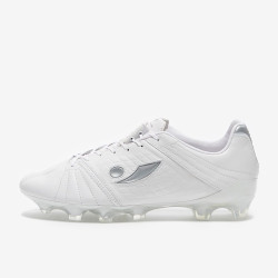 Sepatu Bola Concave Aura+ FG White Silver AUPLFGWHESIR183