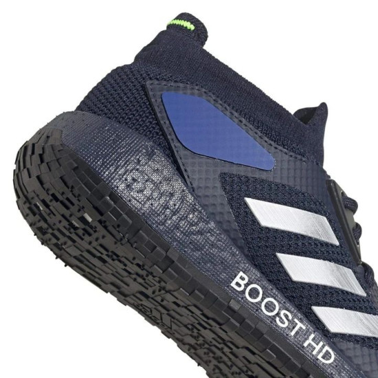 Sepatu Lari Adidas Pulse Boost HD Collegiate Navy Night Met Signal Green EG9967-8