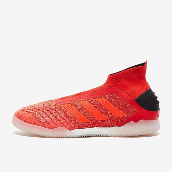 Sepatu Futsal Adidas Predator 19+ IN Active Red Solar Red Core Black F35807