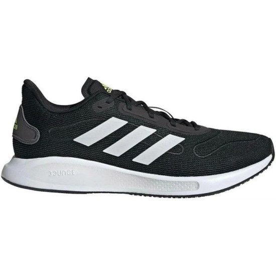 Sepatu Lari Adidas Galaxar Core Black Clooud White Signal Green FV4723-7.5