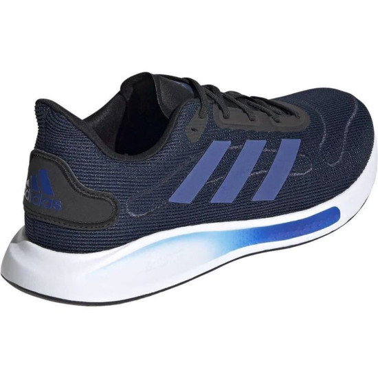 Sepatu Lari Adidas Galaxar Collegiate Navy Royal Blue Signal Orange FV4725-8.5