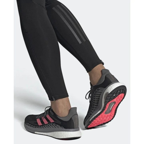 Sepatu Lari Adidas Solar Glide ST 3 Boost Core Black Signal Pink Copper Met FV7250-6.5
