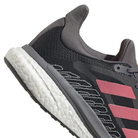 Sepatu Lari Adidas Solar Glide ST 3 Boost Core Black Signal Pink Copper Met FV7250-6.5