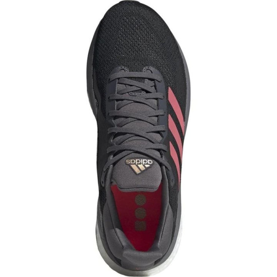 Sepatu Lari Adidas Solar Glide ST 3 Boost Core Black Signal Pink Copper Met FV7250-6.5