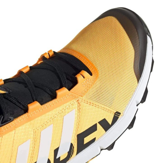 Sepatu Lari Adidas Terrex Speed Trail Solar Gold White Core Black FW0107-7