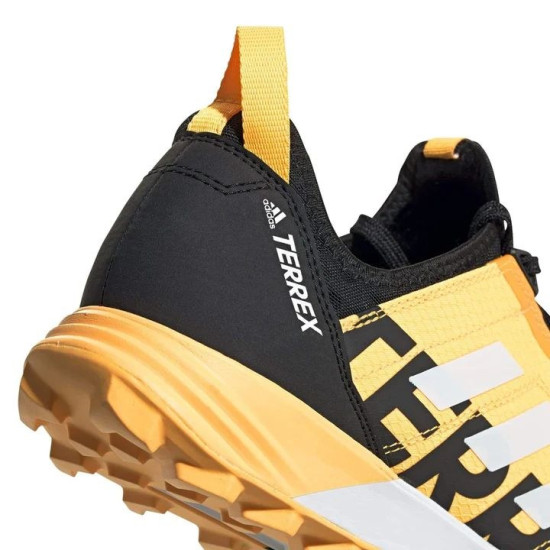 Sepatu Lari Adidas Terrex Speed Trail Solar Gold White Core Black FW0107-7