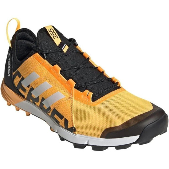 Sepatu Lari Adidas Terrex Speed Trail Solar Gold White Core Black FW0107-7