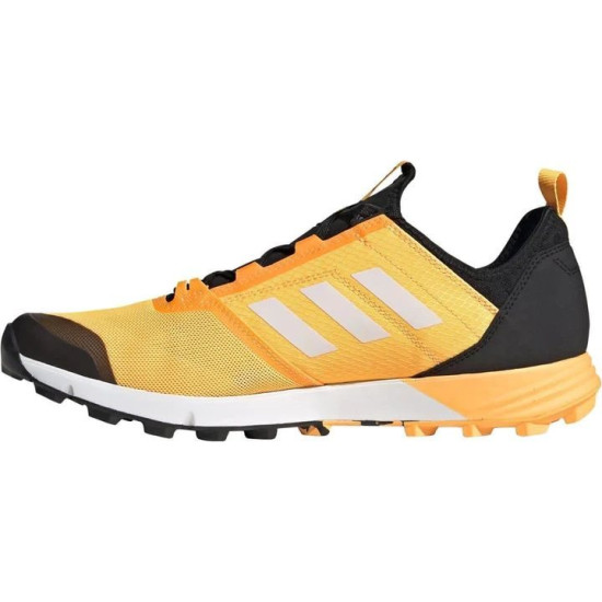 Sepatu Lari Adidas Terrex Speed Trail Solar Gold White Core Black FW0107-7