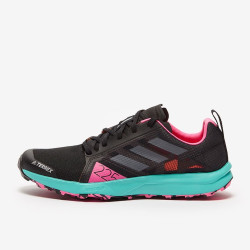 Sepatu Lari Adidas Terrex Speed Flow Core Black Crystal White Screaming Pink FW2605