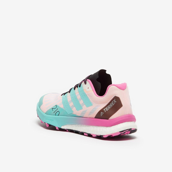 Sepatu Lari Womens Adidas Terrex Speed Ultra Cloud White Acid Mint Screaming Pink FW2833