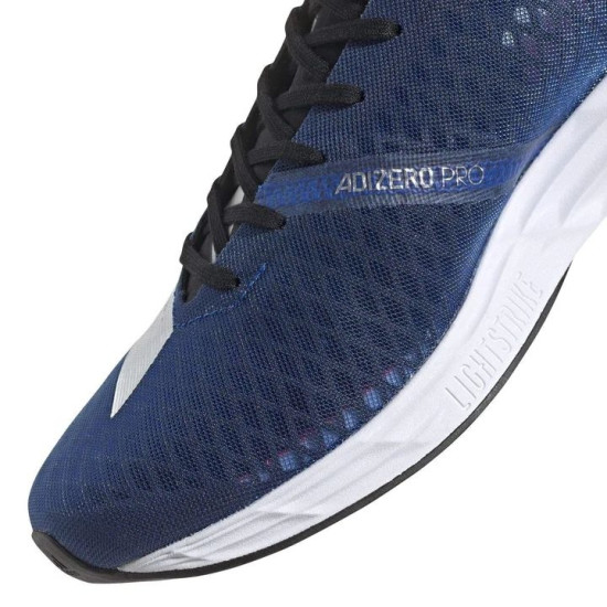Sepatu Lari Adidas Adizero Pro Glory Blue White Core Black FX0077-7 Sepatu Lari Adidas Adizero Pro Glory Blue White Core Black FX0077-7