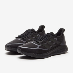 Sepatu Lari Adidas Supernova+- Core Black Core Black Iron Met FX6649