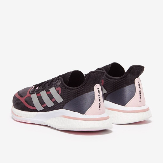 Sepatu Lari Womens Adidas Supernova + Core Black Silver Met Pink Met FX6698 Sepatu Lari Womens Adidas Supernova + Core Black Silver Met Pink Met FX6698