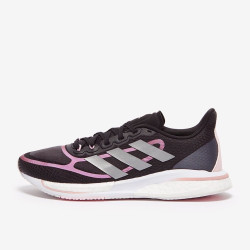 Sepatu Lari Womens Adidas Supernova + Core Black Silver Met Pink Met FX6698