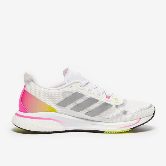 Sepatu Lari Womens Adidas Supernova + Ftwr White Halo Silver Screaming Pink FX6700