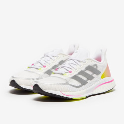 Sepatu Lari Womens Adidas Supernova + Ftwr White Halo Silver Screaming Pink FX6700