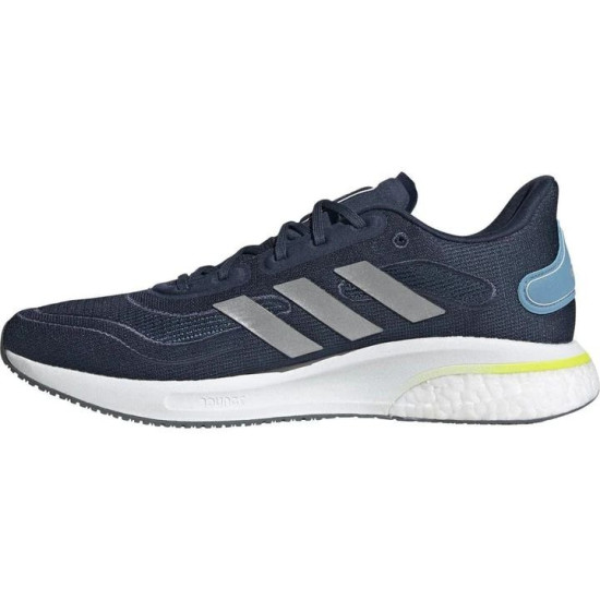 Sepatu Lari Adidas Supernova Crew Navy Silver Metallic Hazy Blue FX6817-9.5 Sepatu Lari Adidas Supernova Crew Navy Silver Metallic Hazy Blue FX6817-9.5