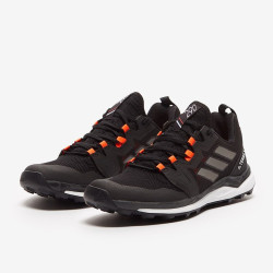 Sepatu Lari Womens Adidas Terrex Agravic Core Black Grey Four Solar Red FX6973