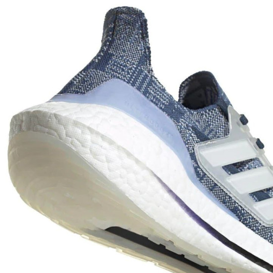 Sepatu Lari Adidas Ultra Boost 21 PrimeBlue Crew Blue Cloud White Crew Navy FX7729-6