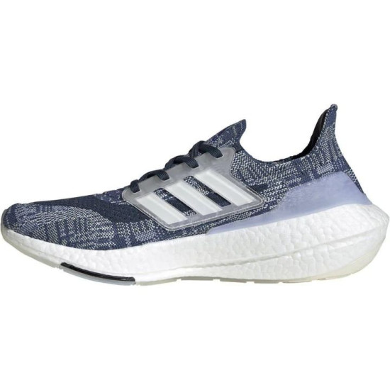 Sepatu Lari Adidas Ultra Boost 21 PrimeBlue Crew Blue Cloud White Crew Navy FX7729-6