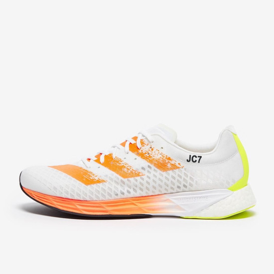 Sepatu Lari Adidas Adizero Pro Ftwr White Screaming Orange Solar Yellow FY0098