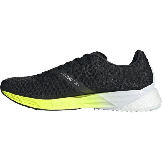 Sepatu Lari Adidas Adizero Pro Core Black Solar Yellow FY0099-5