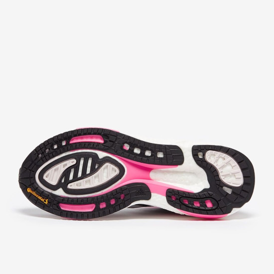 Sepatu Lari Womens Adidas Solar Boost 3 Core Black Screaming Pink Halo Silver FY0304