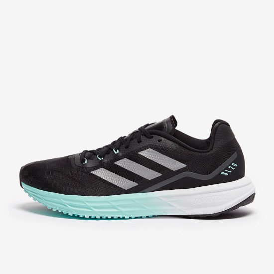 Sepatu Lari Womens Adidas SL20 2 Core Black Silver Met Clear Aqua FY0353