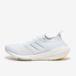 Sepatu Lari Adidas Ultraboost 21 Cloud White Cloud White Grey Three FY0379