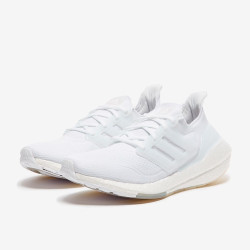 Sepatu Lari Adidas Ultraboost 21 Cloud White Cloud White Grey Three FY0379