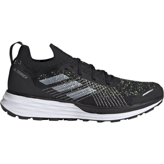 Sepatu Lari Adidas Terrex Two PrimeBlue Trail Core Black Cloud White Solar Yellow FY0652-7