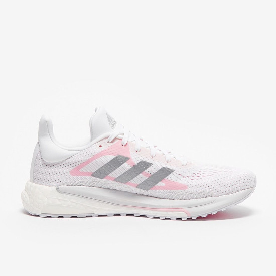 Sepatu Lari Womens Adidas Solar Glide 3 Ftwr White Silver Met Fresh Candy FY1116