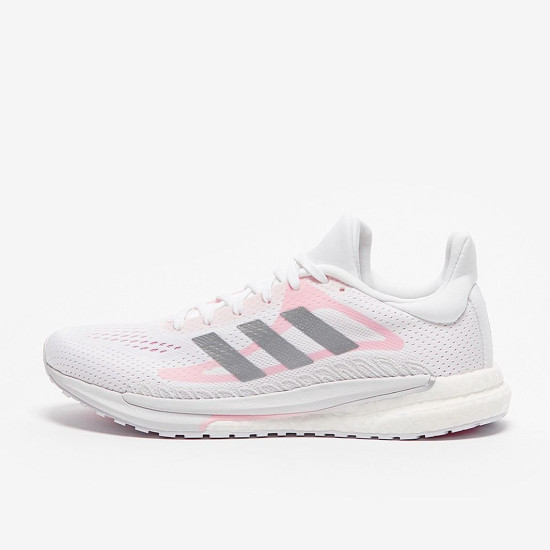 Sepatu Lari Womens Adidas Solar Glide 3 Ftwr White Silver Met Fresh Candy FY1116