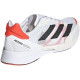 Sepatu Lari Adidas Adizero Adios 6 Boost White Core Black Solar Red FY4073-6