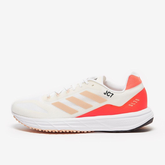 Sepatu Lari Womens Adidas SL20 2 Ftwr White Halo Blush Solar Red FY4102