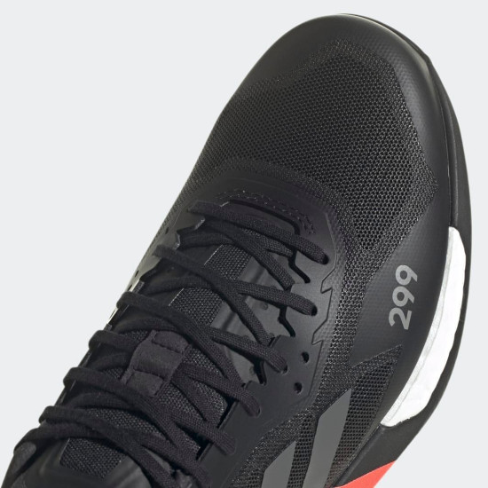 Sepatu Lari Adidas Terrex Agravic Ultra Core Black Grey Five Solar Red FY7628