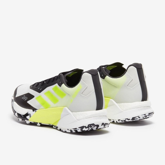 Sepatu Lari Womens Adidas Terrex Agravic Ultra Black Yellow White FY7660 Sepatu Lari Womens Adidas Terrex Agravic Ultra Black Yellow White FY7660